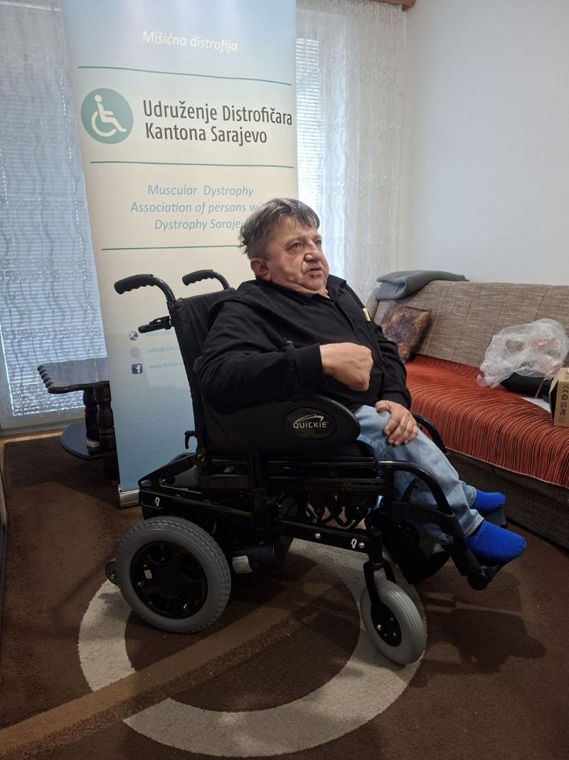 Uspješno realiziran projekat „Jednake mogućnosti za oboljele od distrofije sa područja Grada Sarajeva“ 2