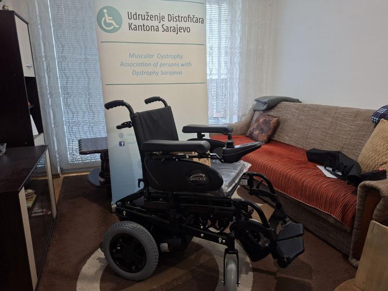 Uspješno realiziran projekat „Jednake mogućnosti za oboljele od distrofije sa područja Grada Sarajeva“ 1